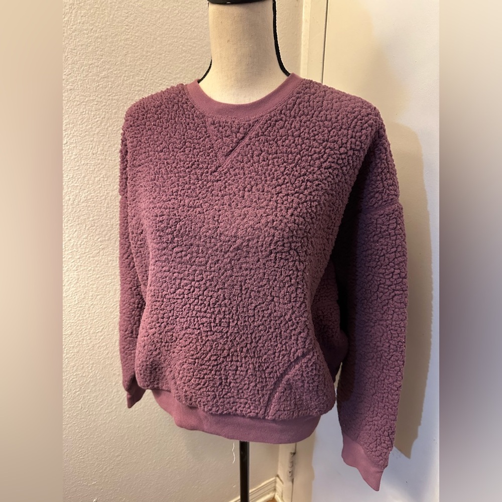 ⭐ Last Chance! PINK Victoria's Secret Purple Crewneck Sweater with Textured